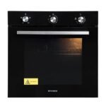 Faber 80L Black Finish Built-In Oven || Push/Pull Knob Control with Digital Display || 4 Cooking Functions with Grill Rack, Universal Pan|| FBIO 80L 4F BK with 1 Yr Comprehensive Warranty