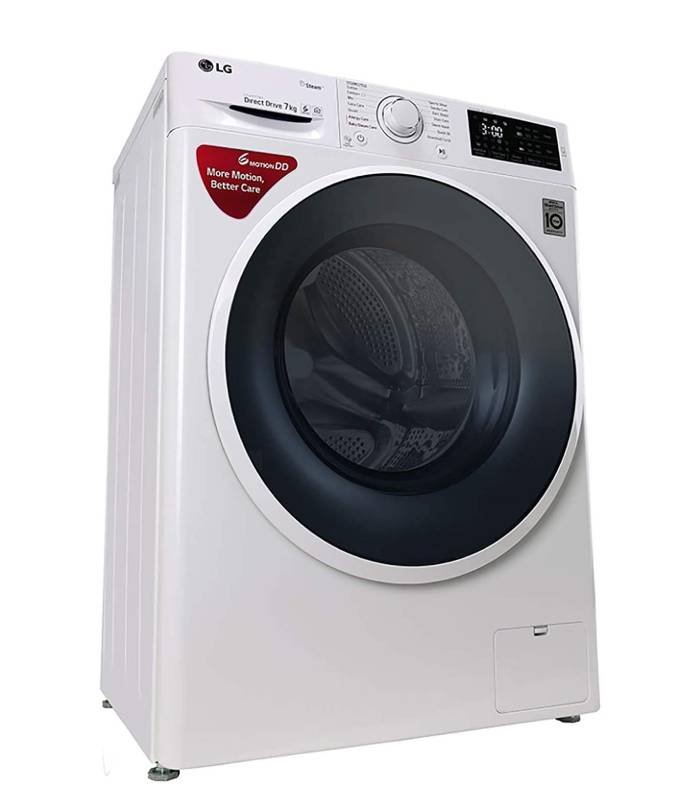 LG 7.0 kg 5 Star Inverter Fully-Automatic Front Loading Washing Machine (FHT1007ZNW, White, 6 Motion Direct Drive) - Image 11
