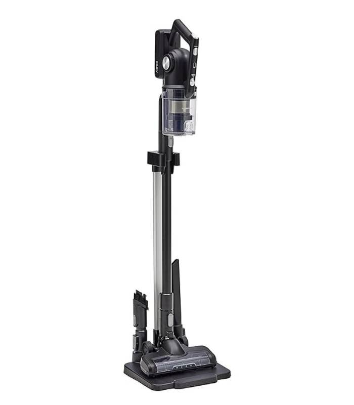 amazon basics Cordless Vacuum Cleaner With 350 W Power Suction, Rechargeable 2000 Mah Battery, Low Sound And 1 Year Warranty , Black, 0.6 Liter, Hepa, 5 Count - Image 2