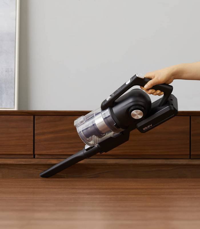 amazon basics Cordless Vacuum Cleaner With 350 W Power Suction, Rechargeable 2000 Mah Battery, Low Sound And 1 Year Warranty , Black, 0.6 Liter, Hepa, 5 Count - Image 8