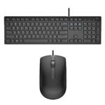 Dell USB Wired Keyboard and Mouse Set (Black) KB216+MS116