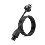Generic 1 Port 240V 3 Pin Charger Adapter Monitor Power Cord for Laptops / Desktop - Black