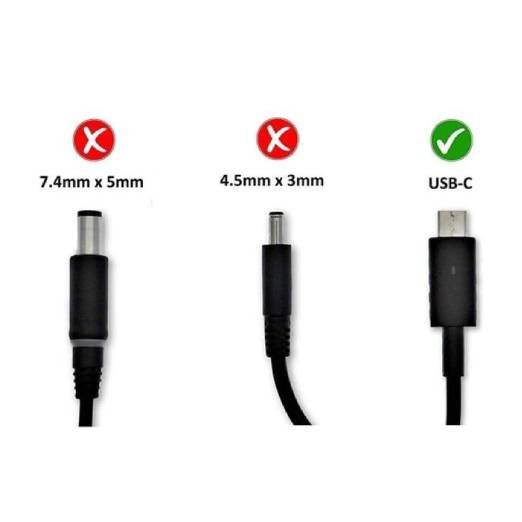 Dell Original 65W USB Type-C Adapter for Laptop, Latitude 5289 5290 7389 7390 7400 - Black … - Image 5