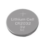 CR2032 Lithium Coin Cell Battery, 3V, Computer Motherboard CMOS