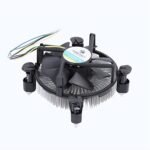 Zebronics CPU Cooling Fan | 775/1150/1155/1156 Socket | 90mm CPU Fan | Thermal paste Included