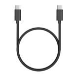 Type C to Type C Cable for Fast Data Transfer and Charging External hard drive, Portable SSD,Power bank 1feet/30CM Black