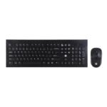 HP USB Wireless Spill Resistance Keyboard and Mouse Combo with 10m Working Range 2.4G Wireless Technology / 3 Years Warranty (4SC12PA), Black