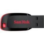 SanDisk Cruzer Blade 64GB, USB 2.0, Flash drive, Pendrive, Red, 5Y Warranty