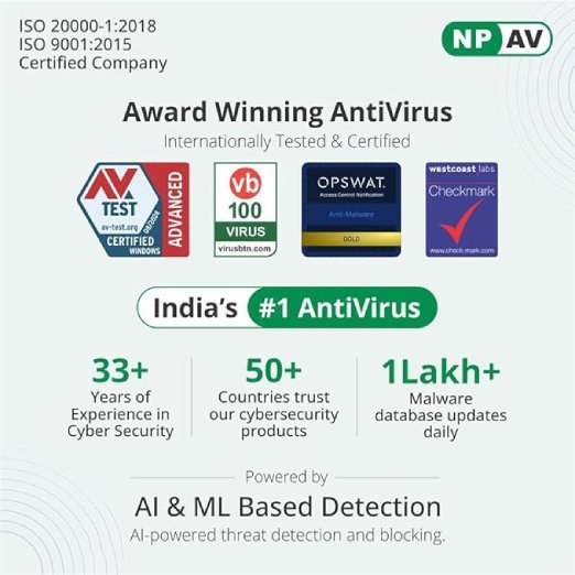Net Protector Antivirus - Total Security 2026| Windows PC/Laptop |1 PC -1 Year with ZeroVDeepLearn Ai (Email Delivery in 1 Hour - No CD) - Image 6