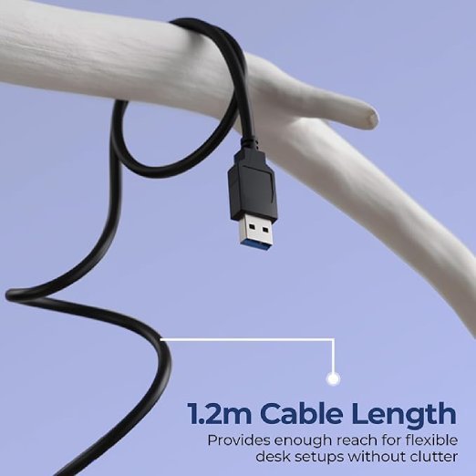 Zebronics Wired Keyboard with 104 Keys, 1.2m Cable, ₹ Key, USB Interface, UV-Coated Keys, Retractable Stand, for PC, Laptop(K65, Black) - Image 2