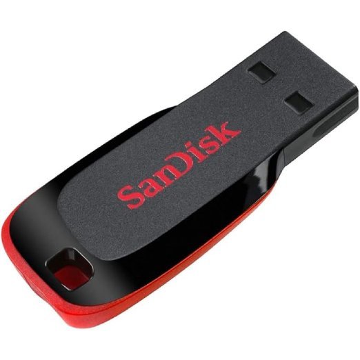 SanDisk Cruzer Blade 64GB, USB 2.0, Flash drive, Pendrive, Red, 5Y Warranty - Image 2