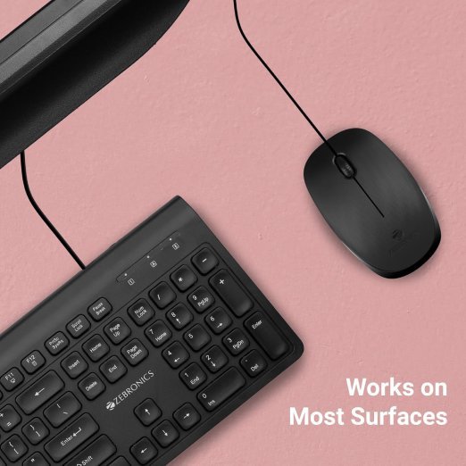 Zebronics Zeb-Power Wired USB Mouse, 3-Button, 1200 DPI Optical Sensor, Plug & Play, for Windows/Mac - Image 6