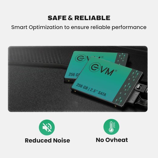 EVM 512GB 2.5-Inch SATA III Internal SSD – 550MBs Read & 500MBs Write, 3D NAND, 5-Year Warranty, Laptop & Desktop Solid State Drive (EVM25512GB) - Image 4