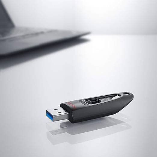 SanDisk Ultra 64GB, USB 3.0, Flash Drive, Upto 130MB/s R, Pendrive, Black, 5Y Warranty - Image 4