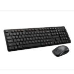 Rover Circle Rover A7 Wireless Combo Keyboard-Black&Silent Pro Mouse with DPI 800/1200/1600 with Unique Slim Design, Spill Resistance, Ultra Low Battery Power Consumption, KAILH Silent Switch in Mouse