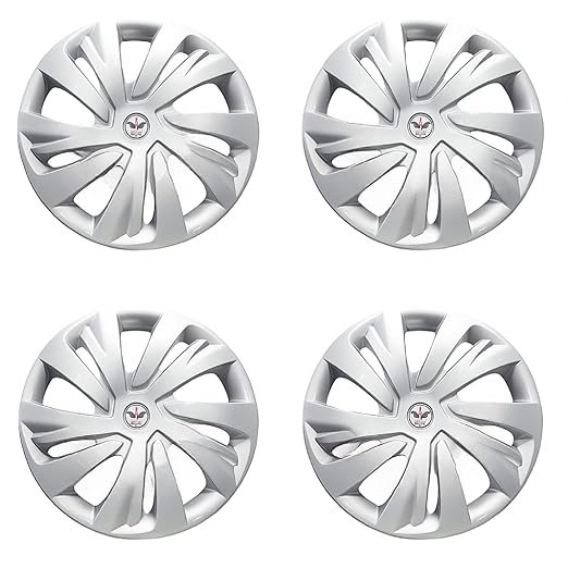 Car Wheel Cap Silver Set of 4 Pieces For Maruti Suzuki Swift VXI 14 inch - Image 3
