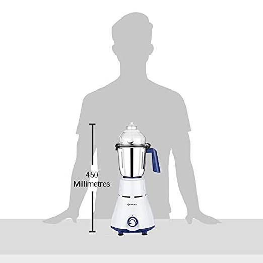 Bajaj Rex 750W Mixer Grinder | 4 Jars | Nutri Pro Feature | Multi-Functional Blade | Rust Proof Boady | 1 Yr Warranty 【White】 - Image 6