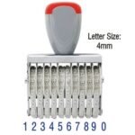 Number Stamp 10 Digits