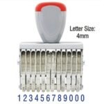 Number Stamp 12 Digits