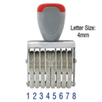 Number Stamp 8 Digits