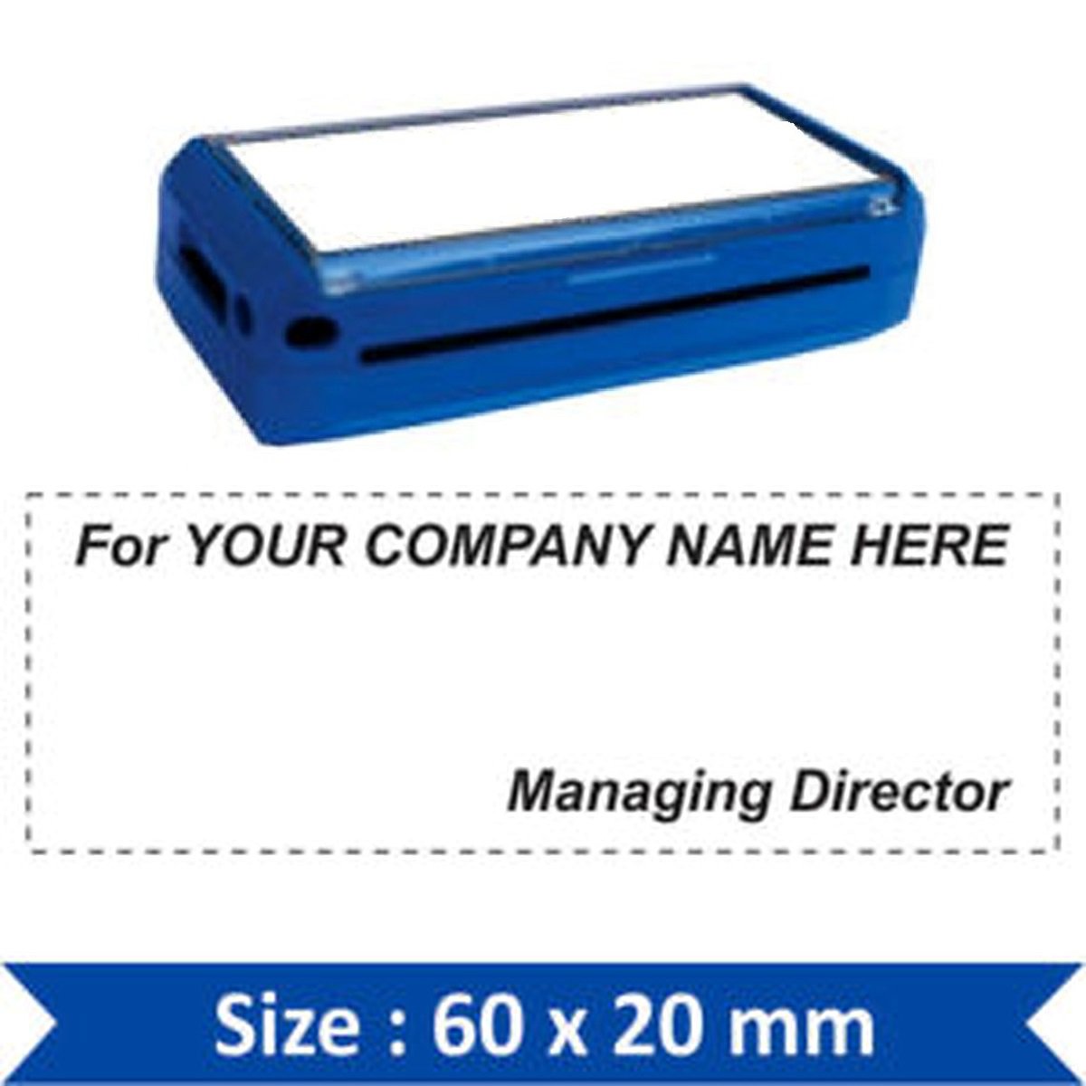 Pre-Inked Pocket Managing Director Stamp