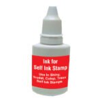 Red-Refill Ink For Self Ink Stamp